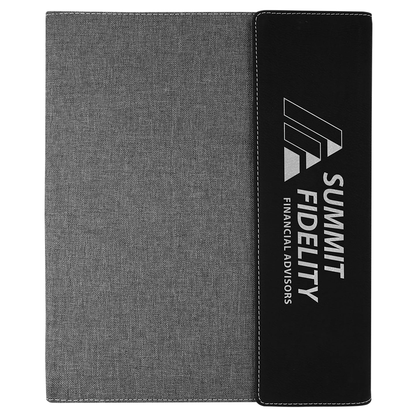 9 1/2" x 12" Leatherette Fold Over Portfolio with Notepad