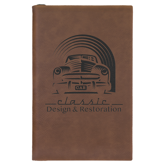 5 1/4" x 8 1/4" Leatherette Journal