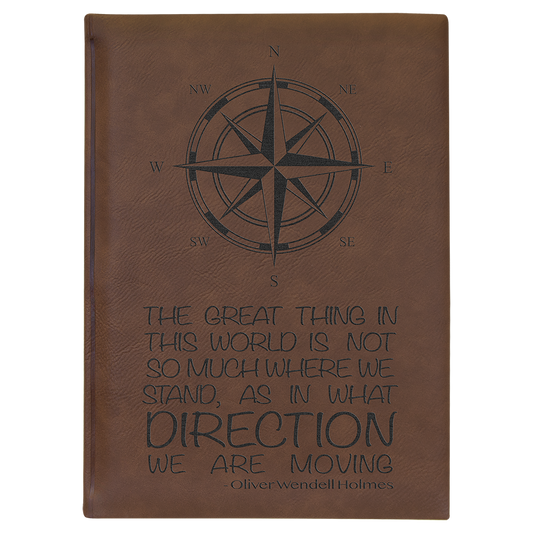 7" x 9 3/4" Leatherette Journal