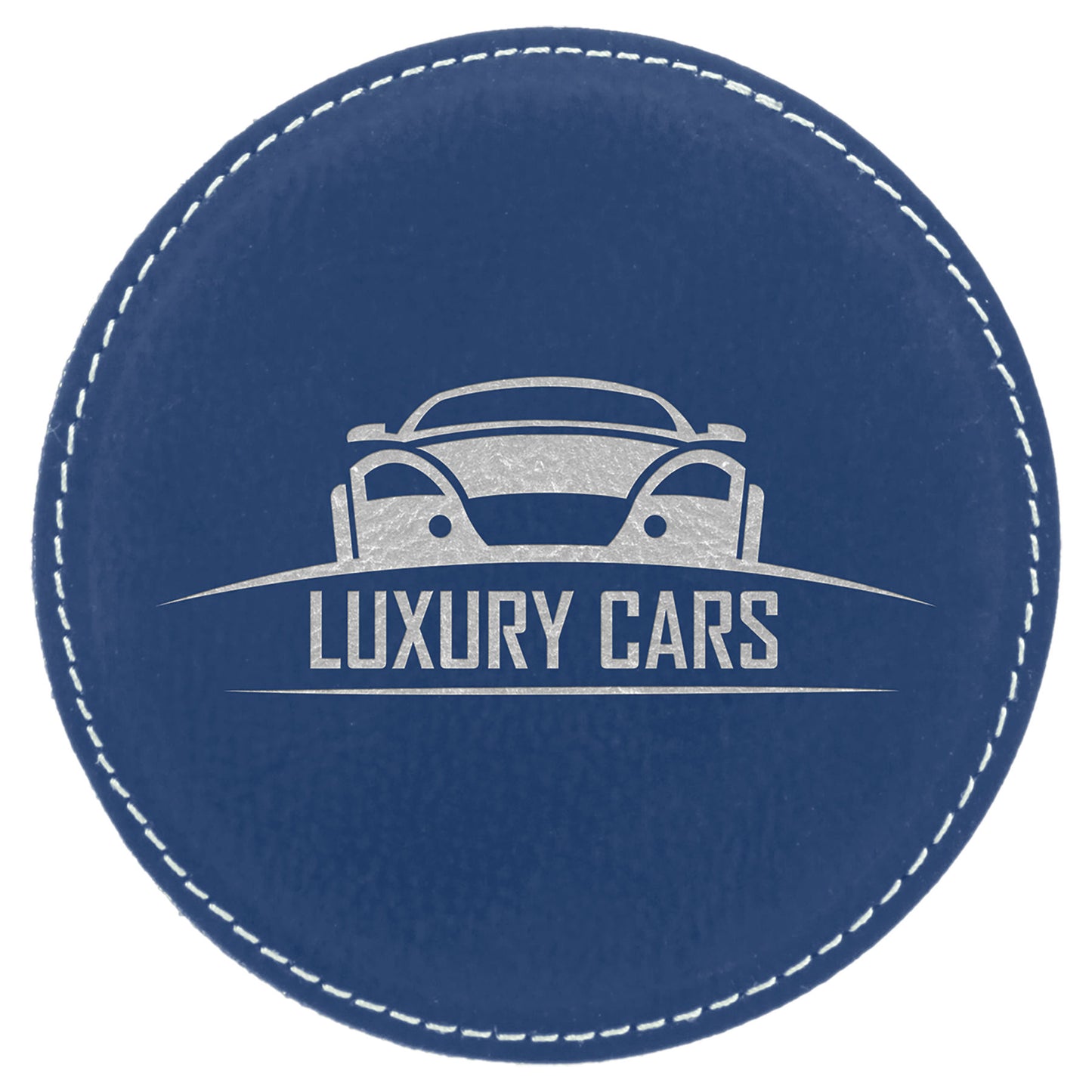 Round Leatherette Coasters (6 Coaster Set)